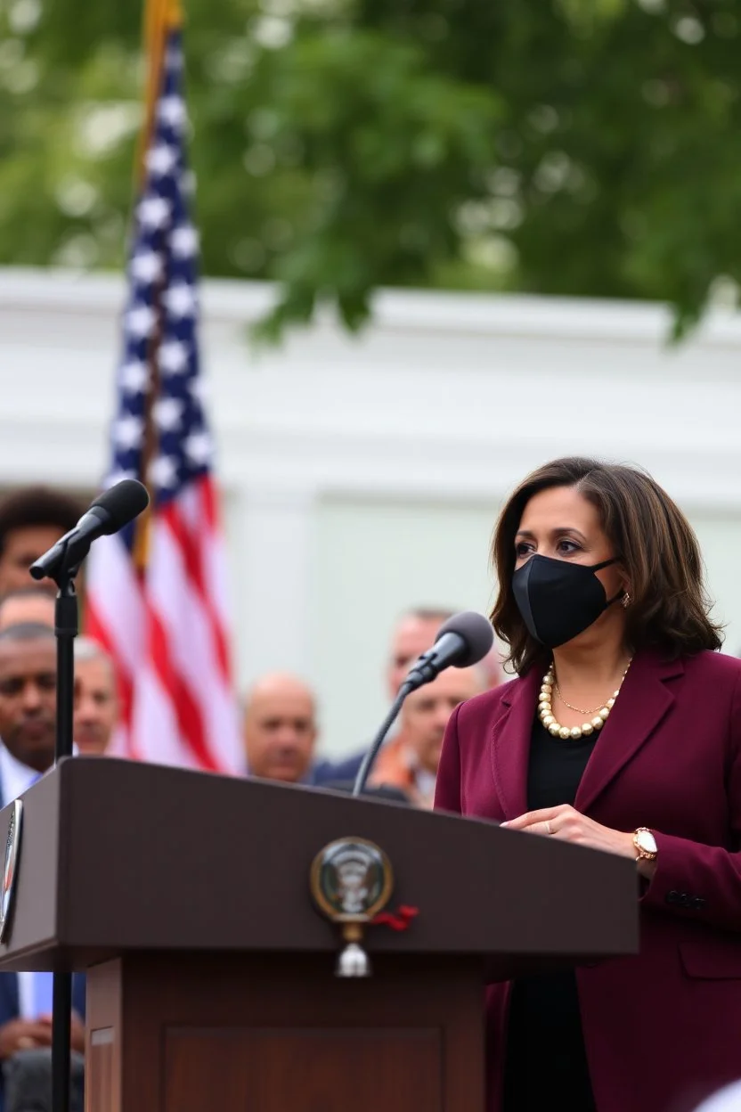 Obama in the role as Kamala Harris