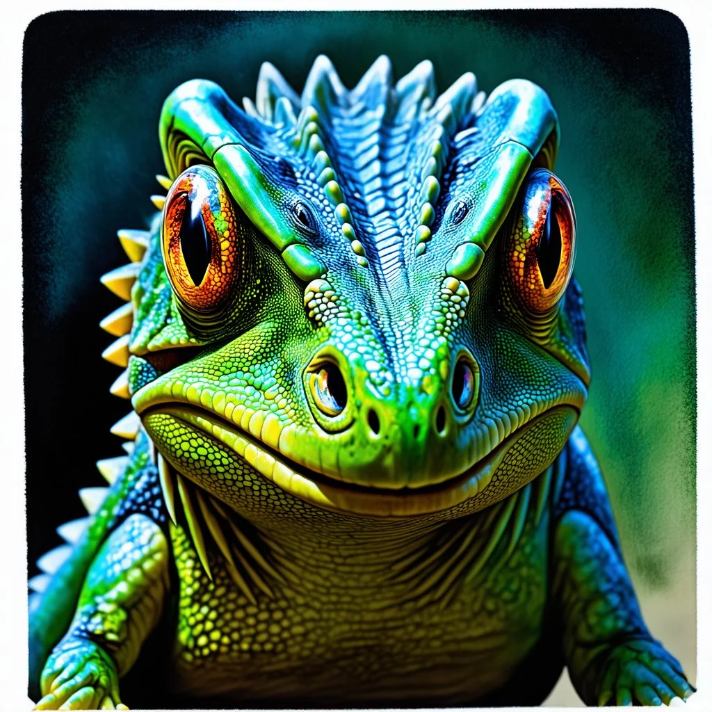 dnd, fantasy, watercolour, humongous strokes, stylistic, portrait, illustration, anthropomorphic lizard, furaffinity