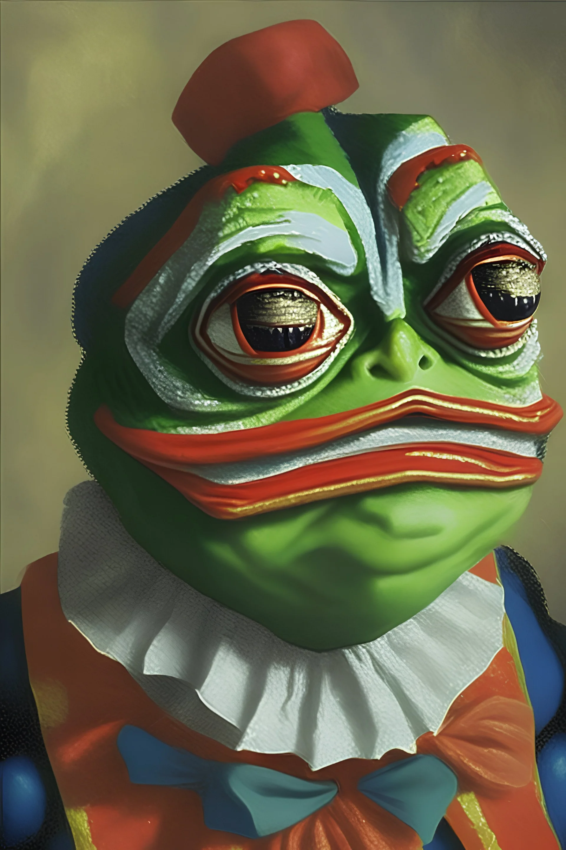 harlequin pepe the frog