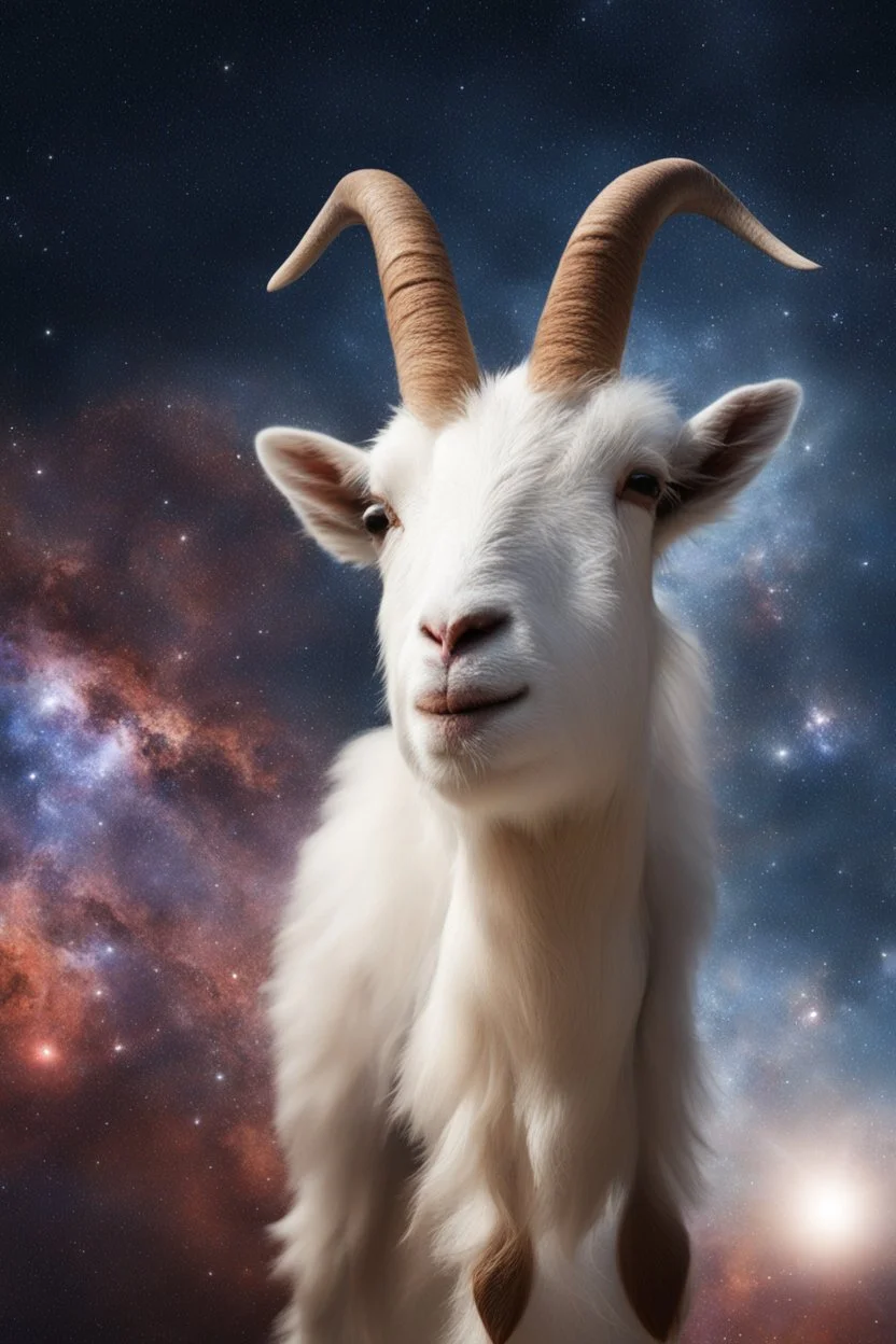 See goats in the space