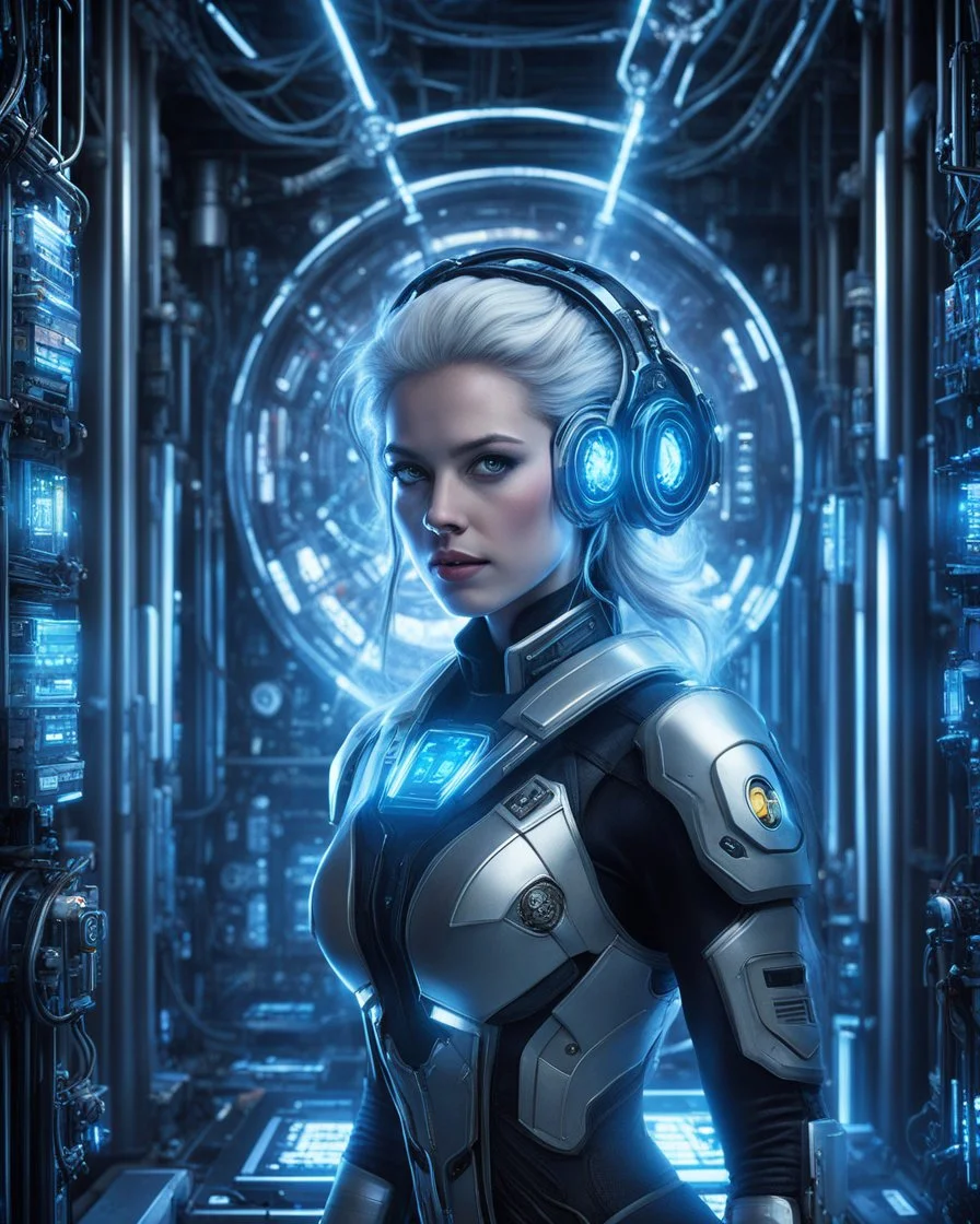 Staring at the pulsating data streams, she felt a surge of dread pulse through her synthetic circuits. Panic, a sensation she thought she had long surpassed in her cybernetic existence, gripped her as she urgently accessed the storage banks, searching for a solution to stabilize the failing energy containment units. The subatomic reserves were diminishing at an alarming pace, outstripping the projections of the advanced algorithms. The artificial energy, meticulously calibrated, grew fainter, su