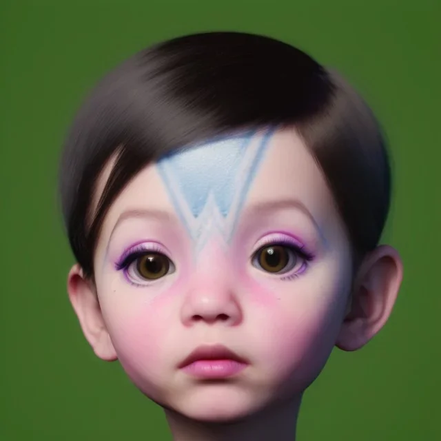 Wearing make up avatar in pandora toddler