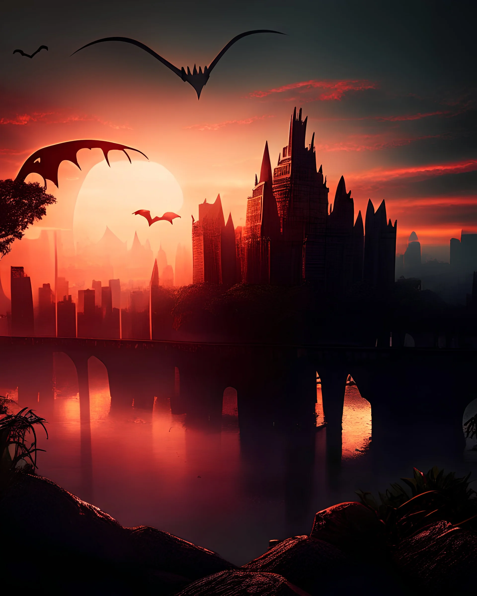 vampire city morning sunrisejurassic park belvedere photography point