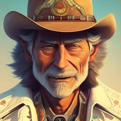 old RUGED cowboy sherif face hat.intricate detail,realistc .studio ghibli,andrea bonelli,Kilian Eng,Ohrai Noriyoshi style.