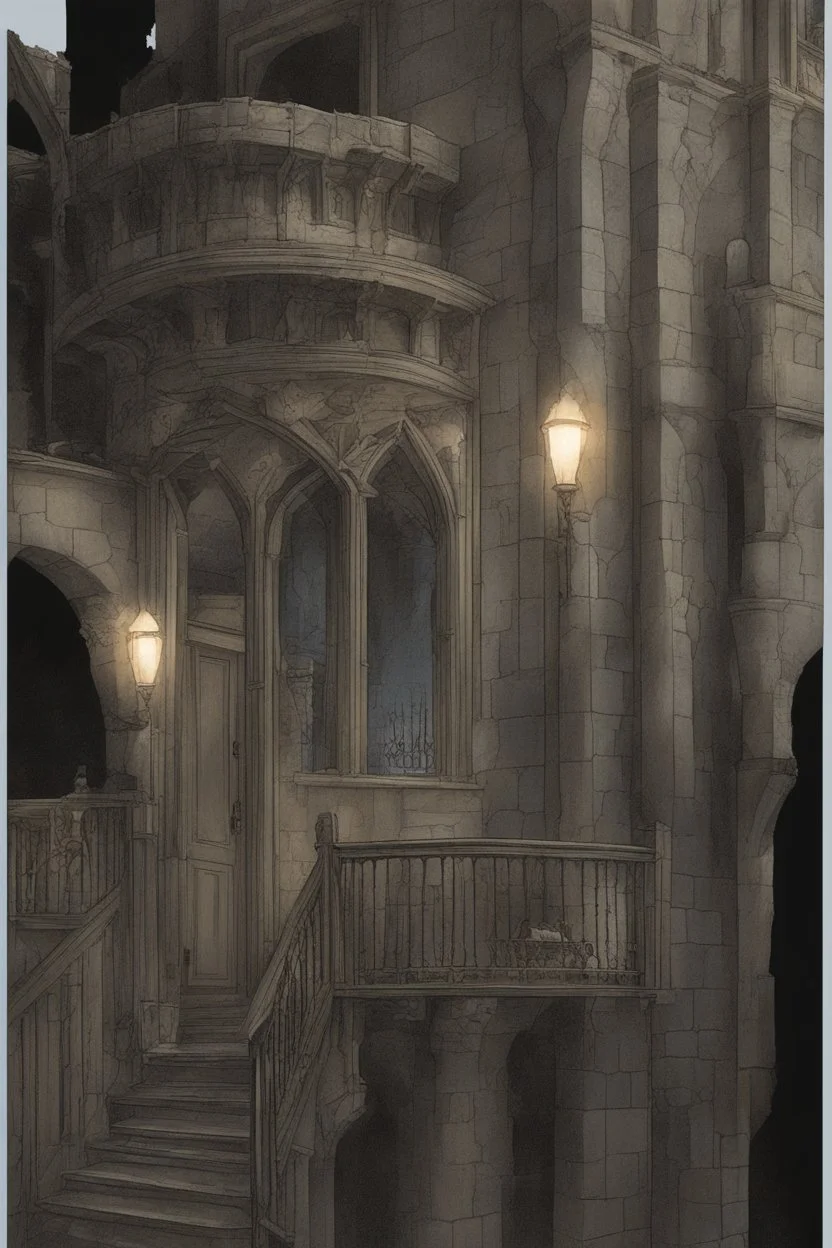 Castle ravenloft balcony