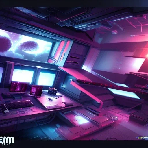 [[extrem photorealistic scifi command center]] :: [[32K resolution by Artgerm, WLOP, dynamic lighting, hyperdetailed, intricately detailed, triadic colors]]