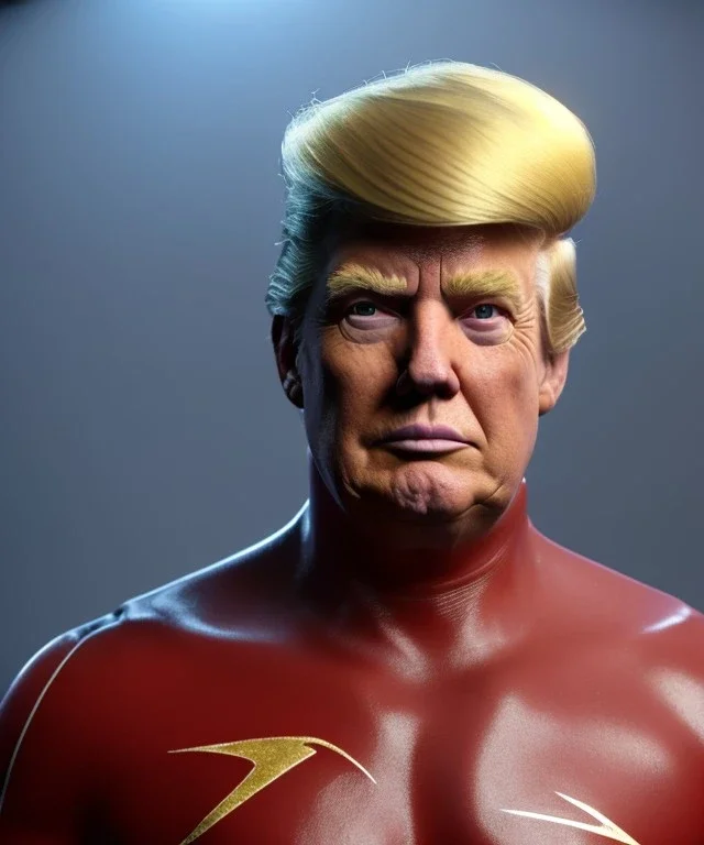 Donald trump wrestling fighter, naked torso, color breeches, retro style, 80s, hot ambient, photo studio, red, gold, vibrant color, gradient, highly detailed, art stations, concept art, smooth, unreal engine 5, god rays, ray tracing, RTX, lumen lighting, ultra detail, volumetric lighting, 3d, finely drawn, high definition, high resolution.