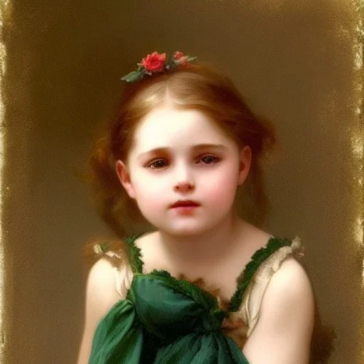 Victorian girl bouguereau style