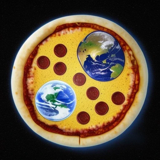 earth as a pizza