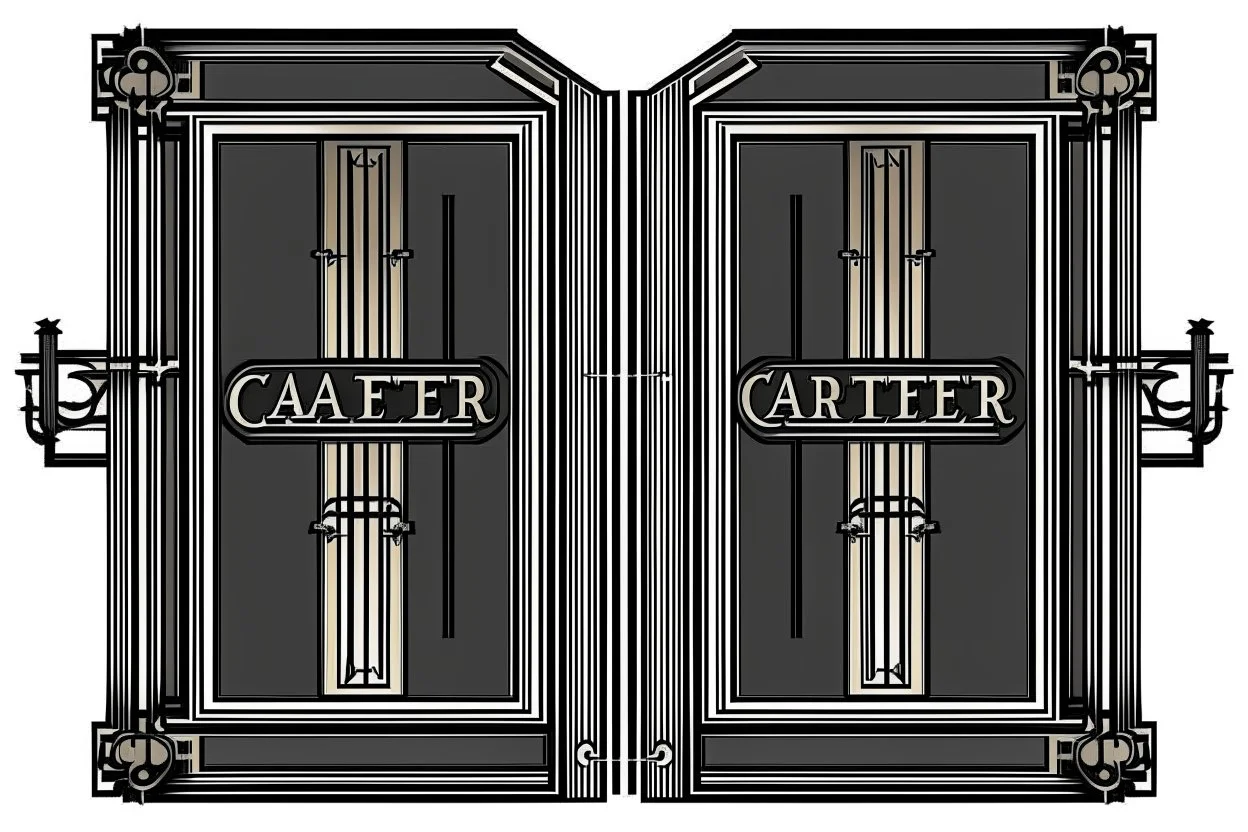 logo carpenter double gates