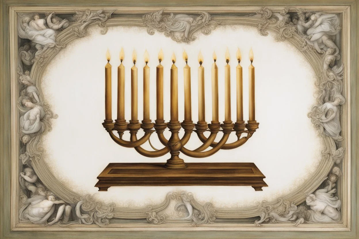 menorah by Andrea del sarto