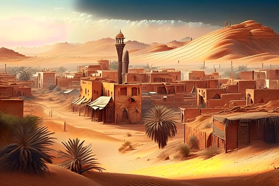 town in a desert