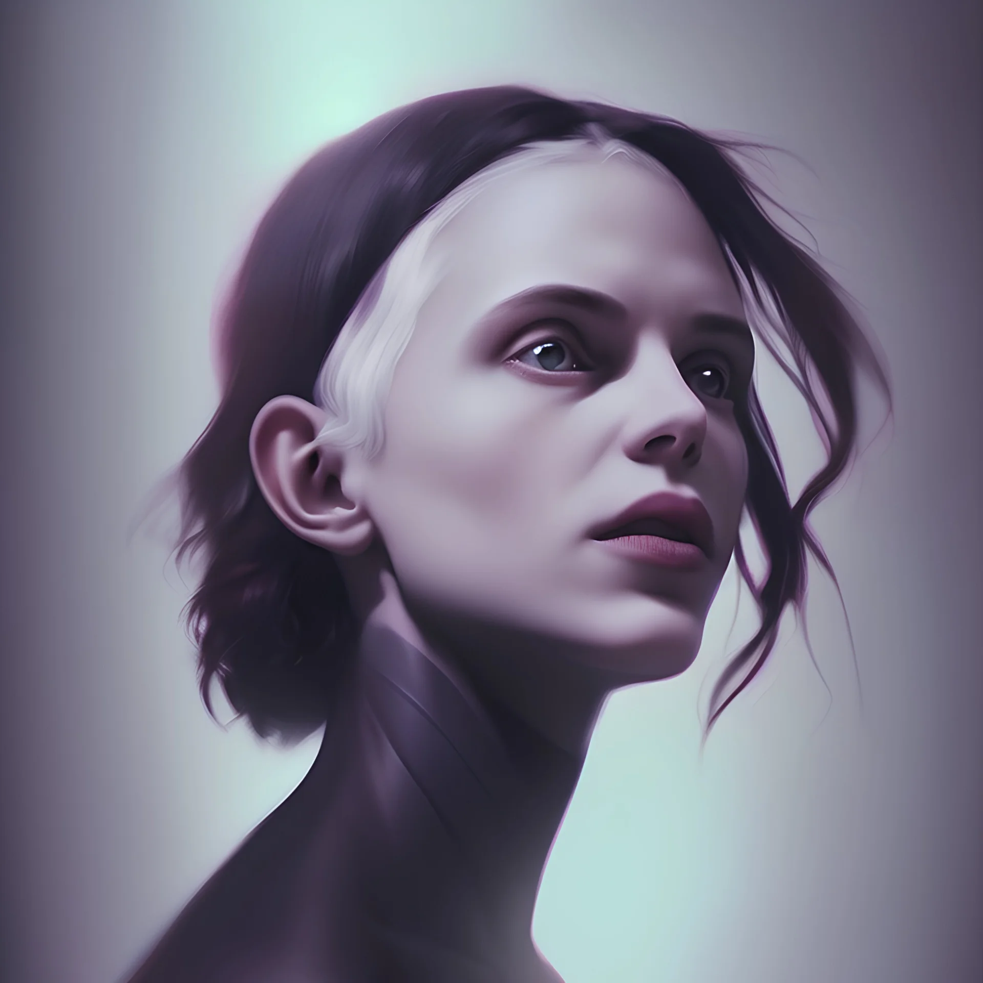 portrait of The returned echoing back