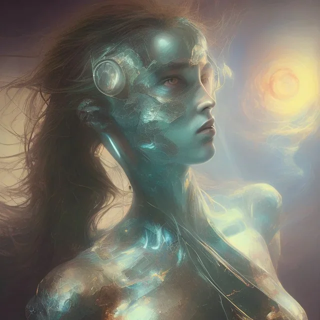 superhero, woman. oil on canvas, volumetric lighting, beksinski