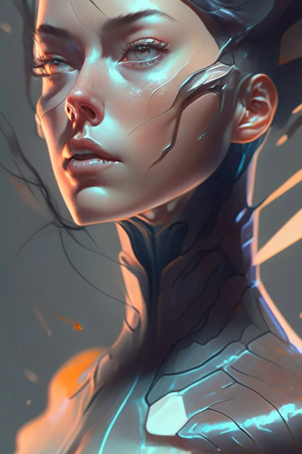 human-shaped anomaly,highly detailed, digital painting, artstation, concept art, smooth, sharp focus, blur, short focal length, illustration, art by artgerm