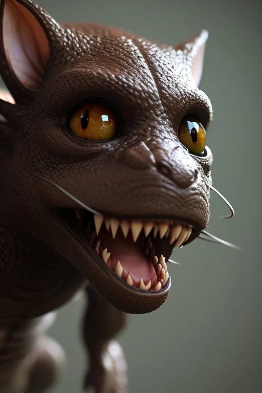 Kobold,darker colours,highly intricate, Realistic photography, incredibly detailed, ultra high resolution, 8k, complex 3d render, cinema 4d.