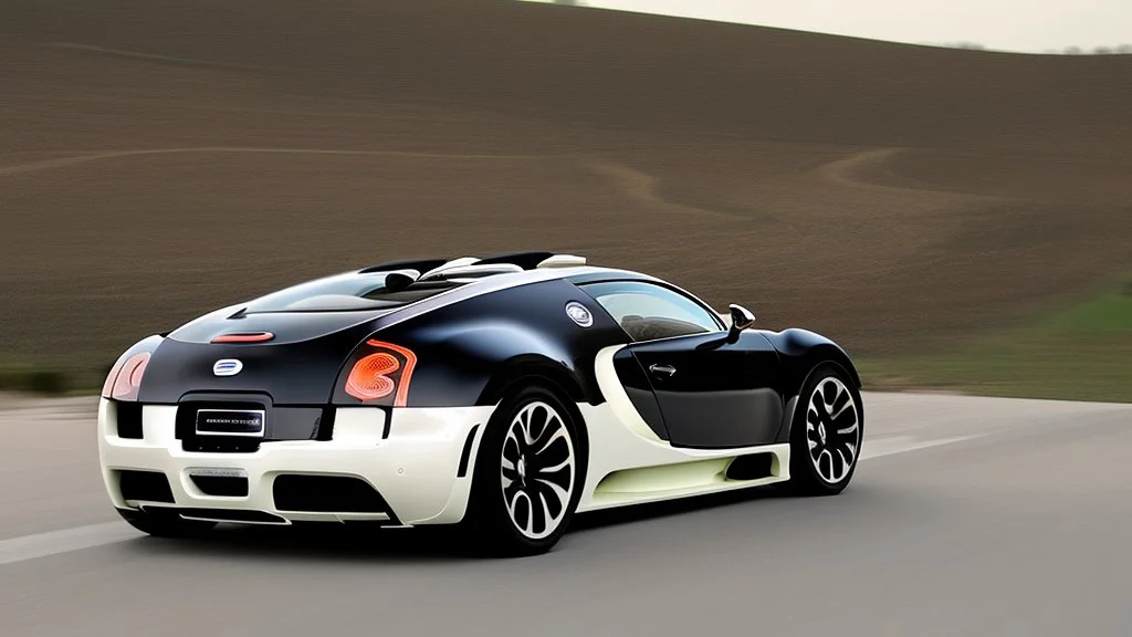 bugatti veyron rear view