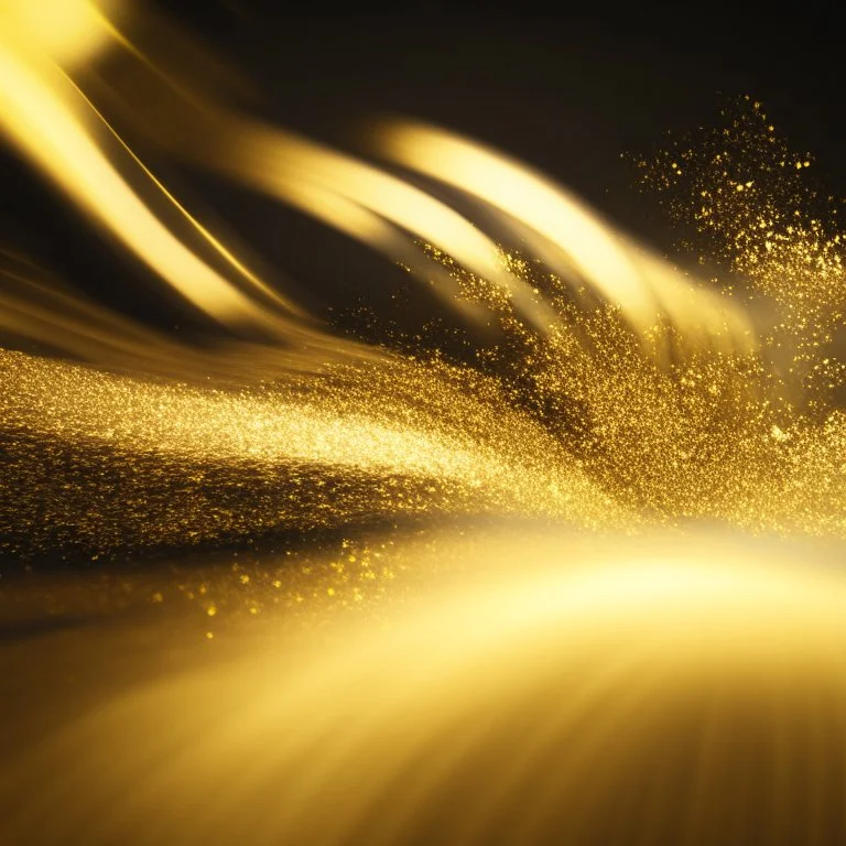 motion blur golden glitter