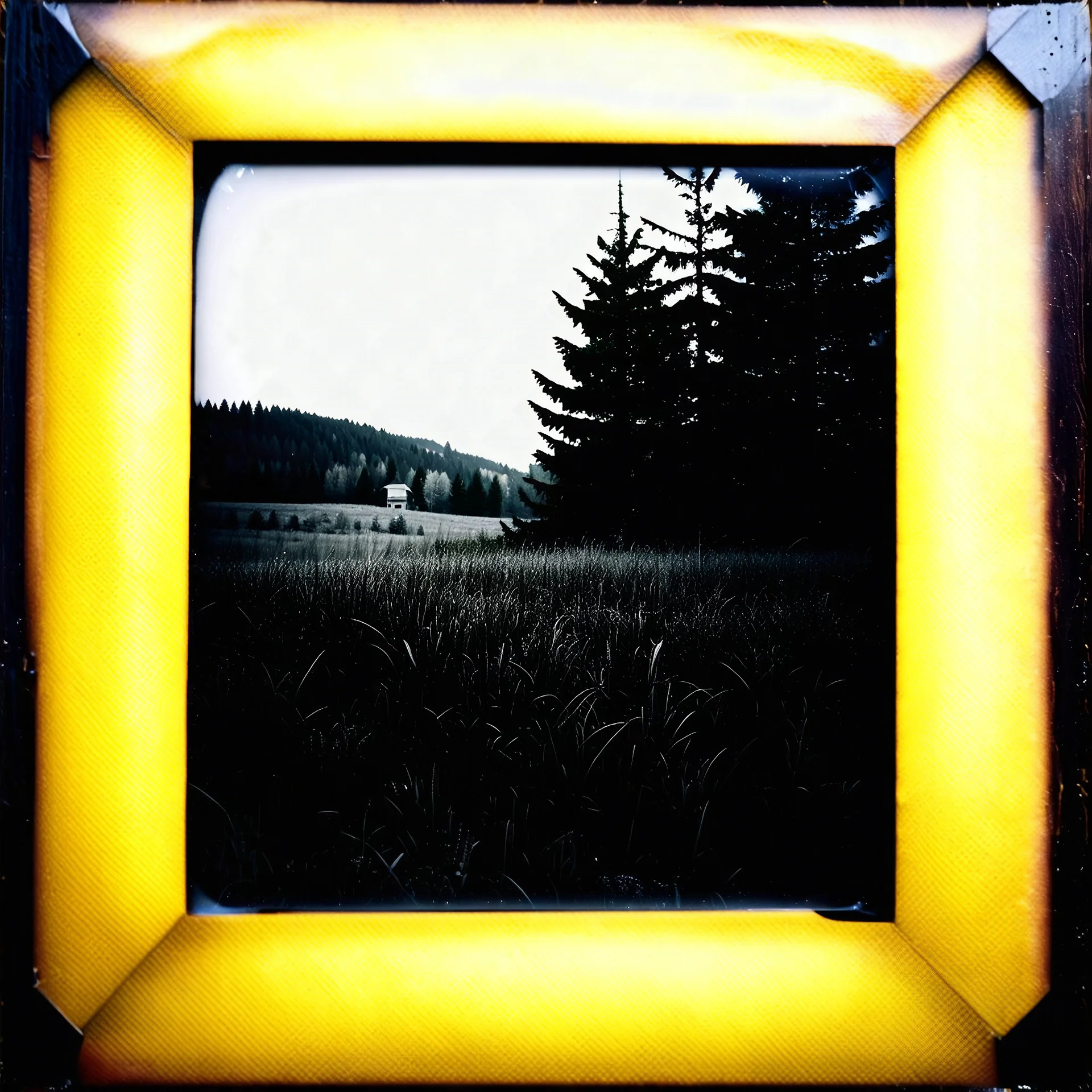 Daguerrotype frame old landscape odd creepy obsessive nostalgia