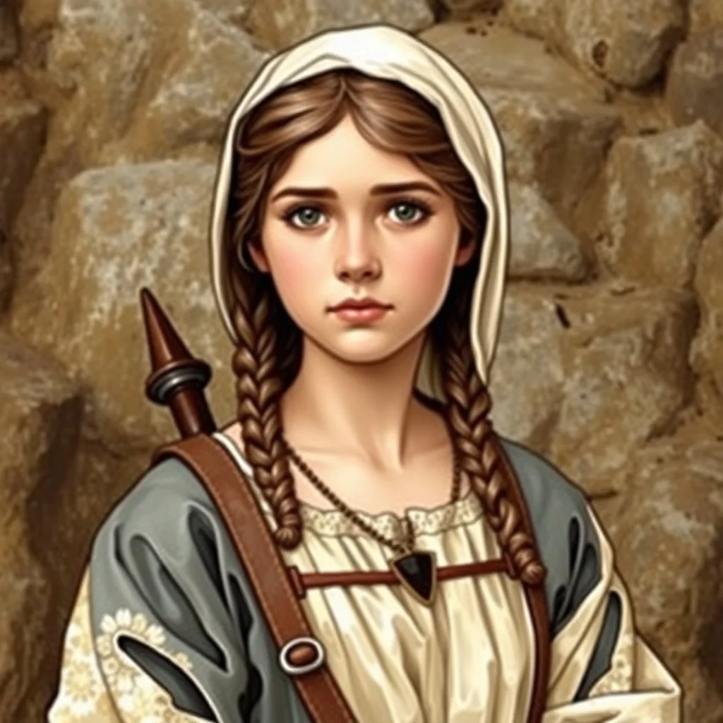 Joan a farmer girl living in Domremy, a village in eastern France during medieval times. At the age of ten, you began to hear voices that you believed to be from the Lord. These voices told you to drive out the British soldiers from the Holy Kingdom of France. These voices also revealed future events to you, which impressed many people. As you spoke well, people listened to your advice. You have already convinced two famous soldiers, Jean de Metz and Bertrand de Poulengy, to join your cause. The