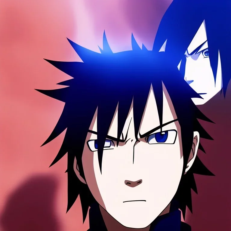 clean artwork of sasuke,naruto , soft lighting, high definition,portrait