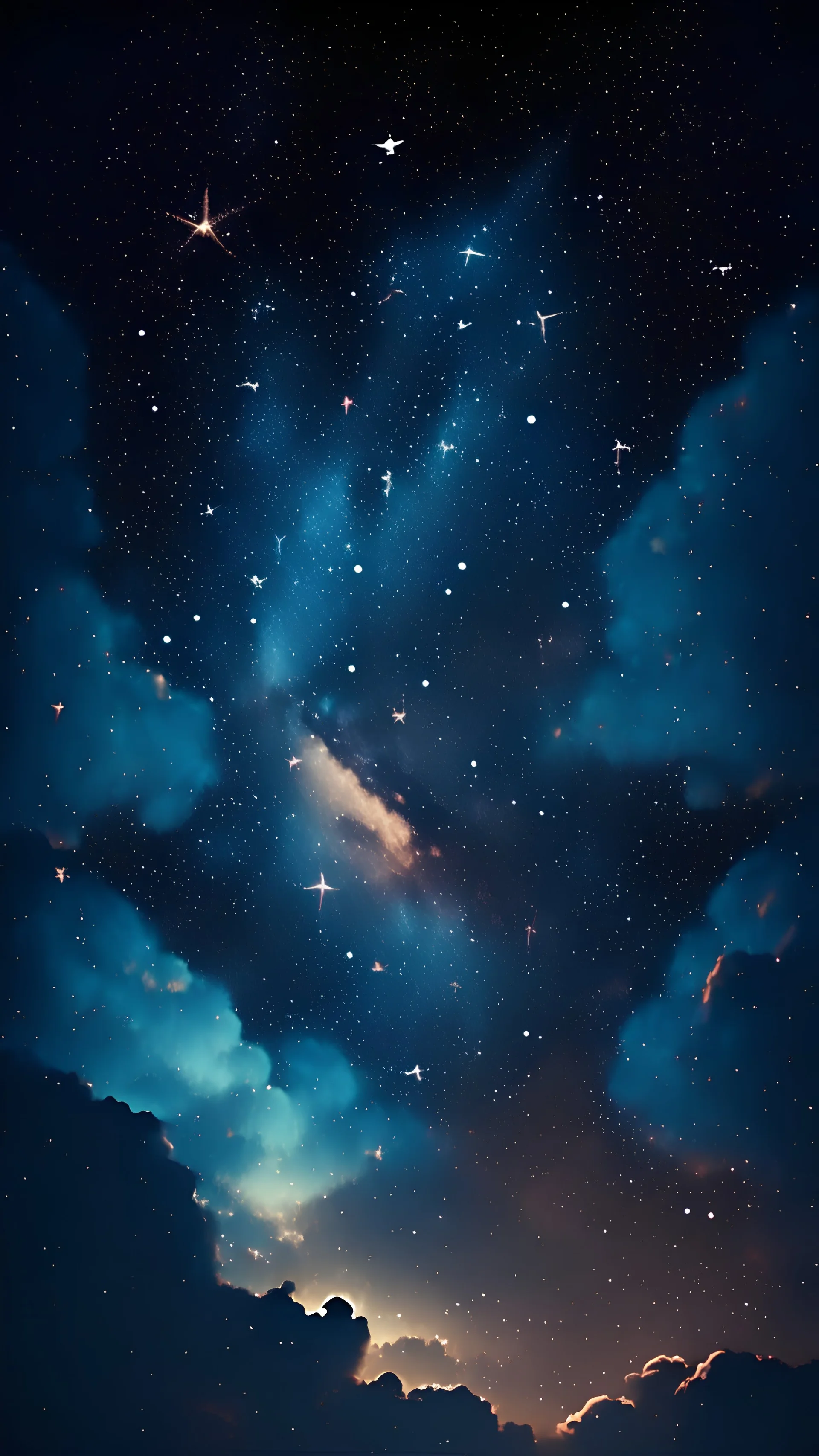 sky with stars