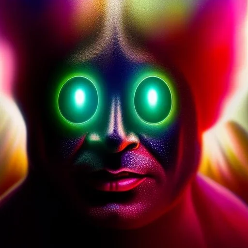 Ultra detailed fullbody Portrait in oil on canvas of VISION ,extremely detailed digital painting, extremely detailed face,crystal clear Big glowing eyes, mystical colors ,perfectly centered image, perfect composition, rim light, beautiful lighting,masterpiece,8k, stunning scene, raytracing, anatomically correct, in the style of robert e howard and Wizyakuza and Ohrai Noriyoshi and Simon Bisley and uncannyknack