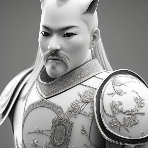 beautiful transparent smooth realistic japan samurai cat, extremely sharp detail, finely tuned detail, ultra high definition, 8k, unreal engine 5, ultra sharp focus, accurate hands