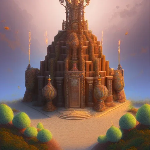 Desert temple