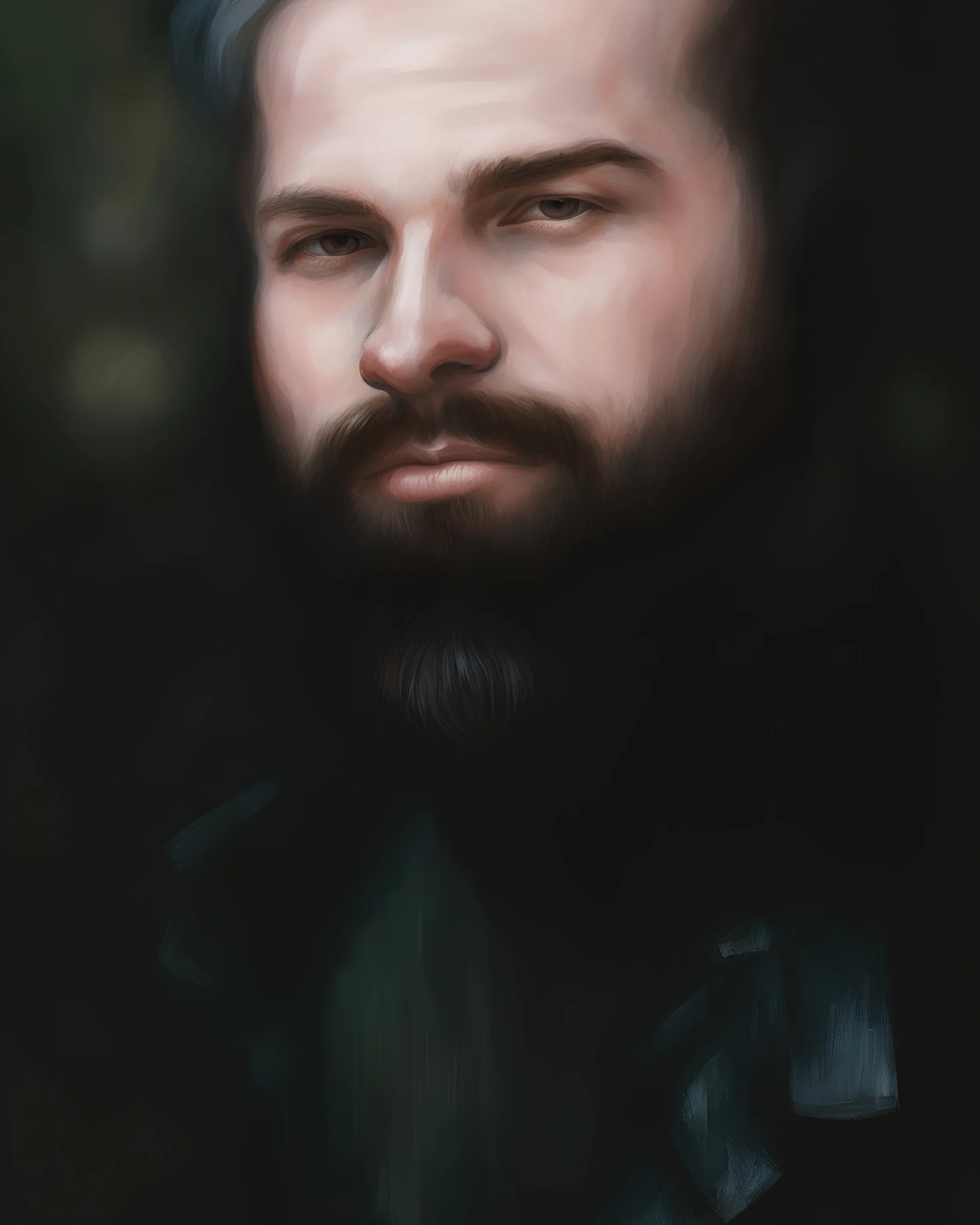 Male portrait, detailed.