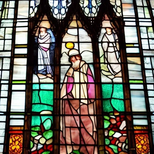 torah in stained glass