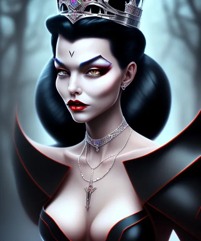 evil queen black hair full image