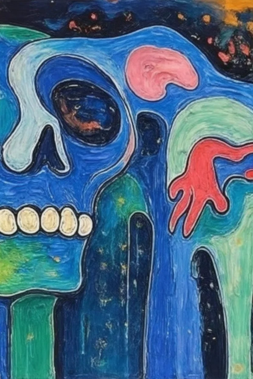 The Paradox of being Unreal; Surreal Expressionistic art with the color palette of matisse
