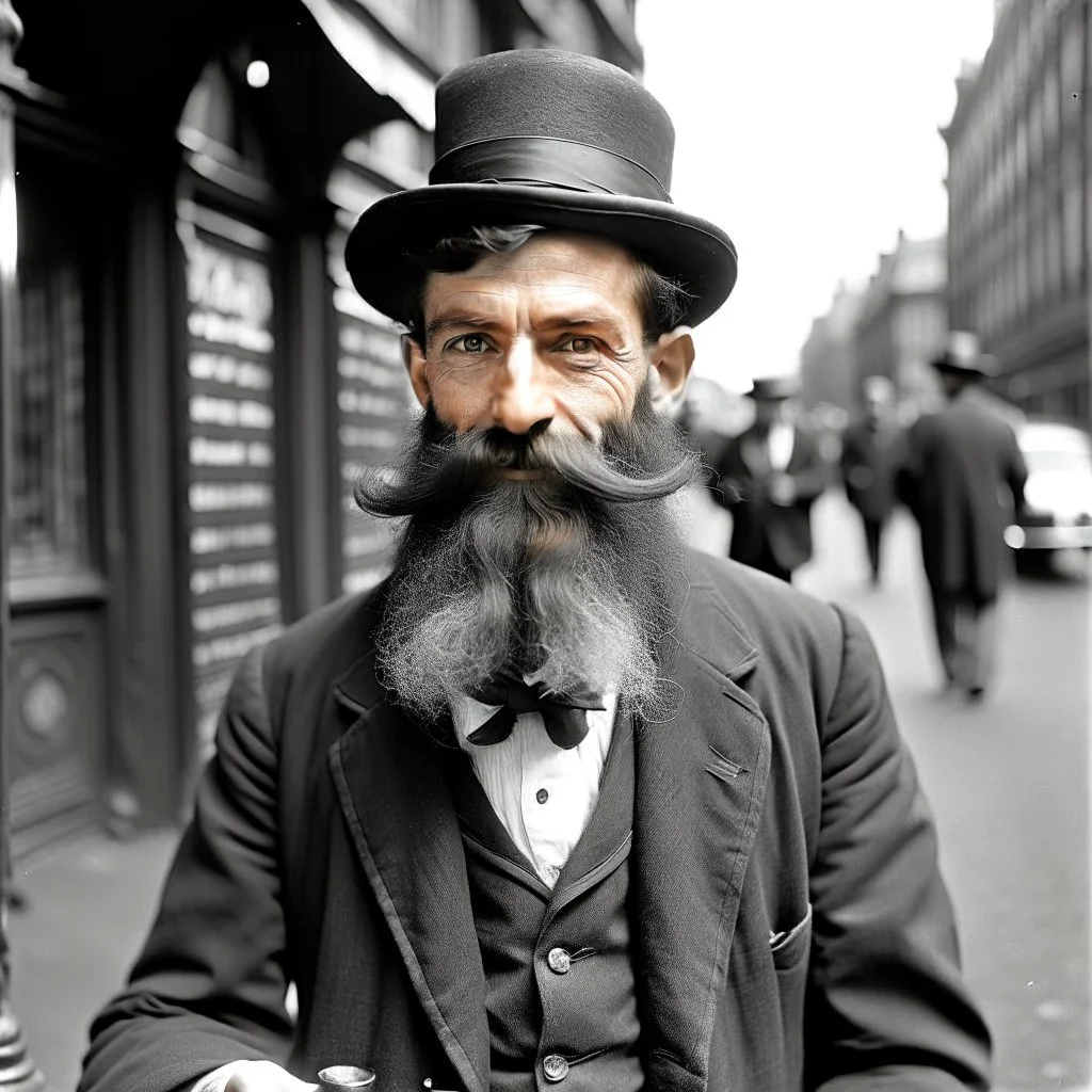 argyle the 1920s street magician bearded