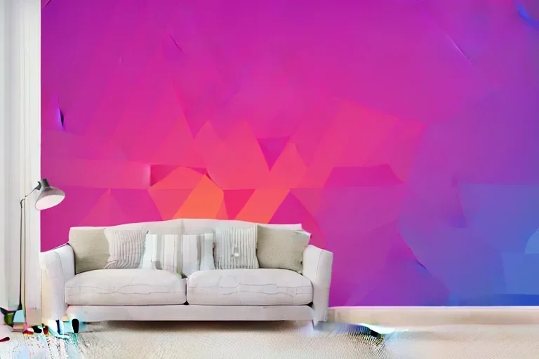 simple colorful 3d geometric installationgeometric on white backdrop wallpaper. retro pattern background. abstract motion blurred backdrop wallpaper.