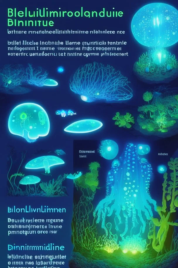 "Buatlah cerita fiksi yang memperlihatkan dunia yang dipenuhi dengan bioluminesensi. Gambarkanlah planet atau ekosistem yang penuh dengan makhluk bioluminesen yang menyinari malam dengan keajaiban cahaya mereka. Ceritakanlah petualangan seseorang yang menjelajahi dunia ini, menemui makhluk-makhluk fantastis yang memancarkan cahaya yang memukau. Jelaskanlah detail tentang lingkungan yang dihuni oleh organisme bioluminesen, seperti hutan ajaib, laut yang terang benderang, atau gua yang bercahaya.