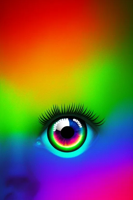 rainbow eyes