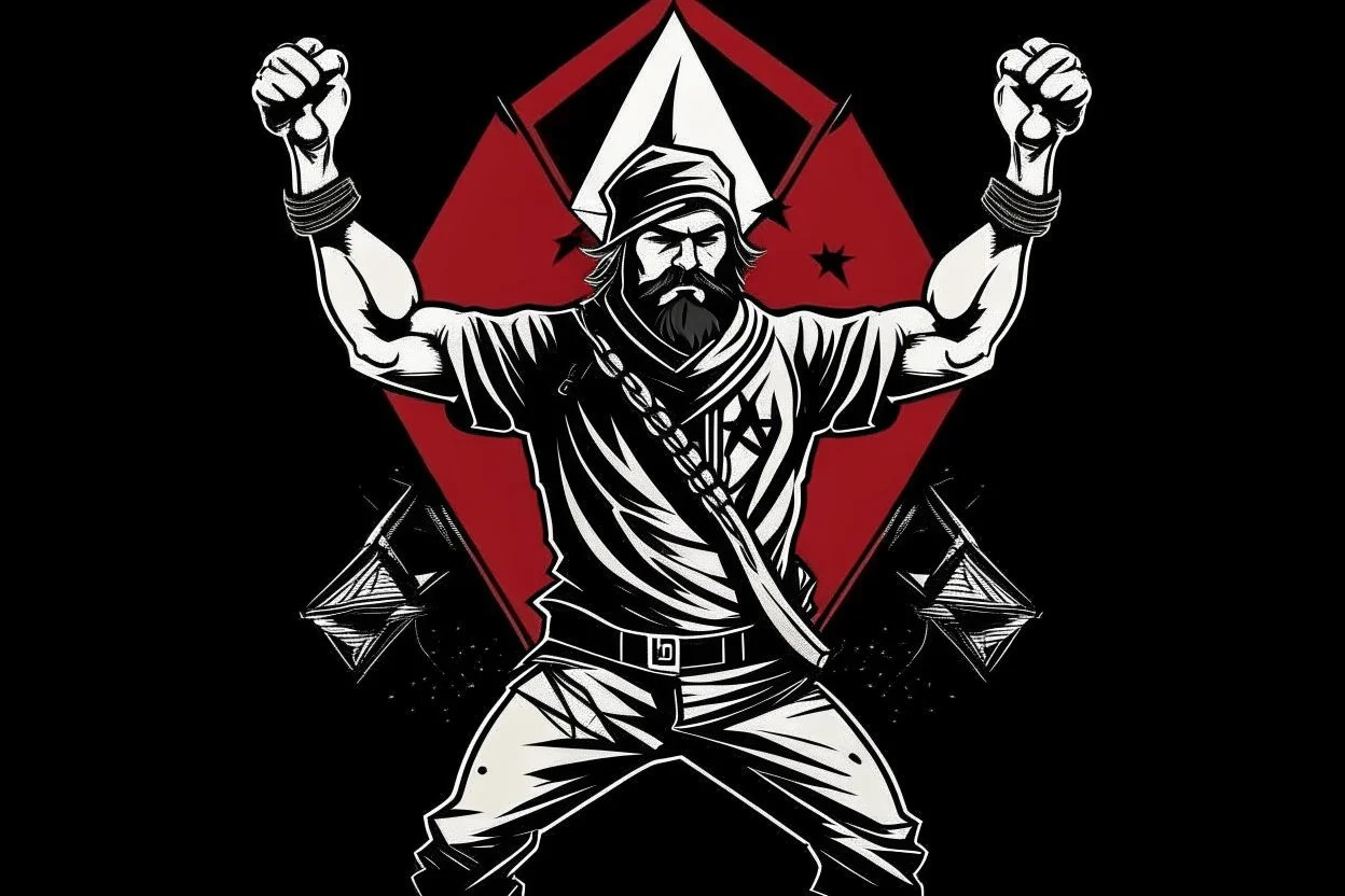 freedom fighter crypto degen anarchist rising up