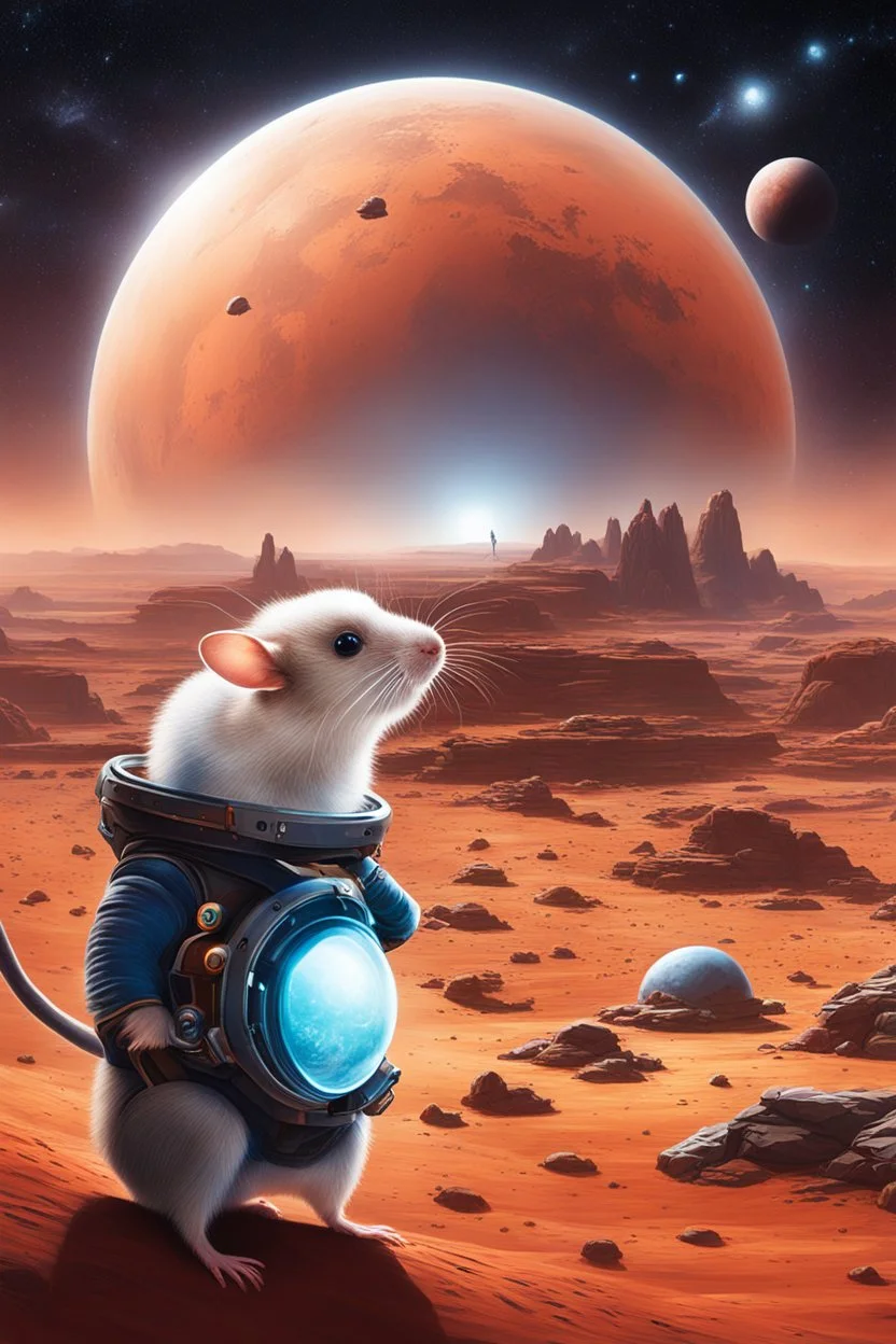 Description: Embark on an interstellar journey with *Chronicles of Martian Mice,' a captivating series showcasing the otherworldly charm and intricate biology of Mars' most enigmatic inhabitants. Be mesmerized by the fusion of science and imagination, where each detail tells a tale of life beyond our world.