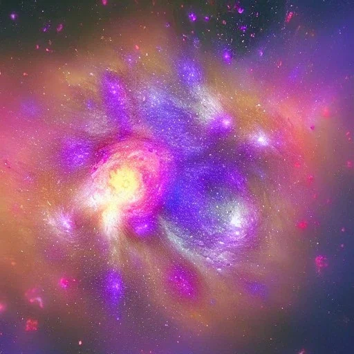 exploding galaxy of flowers