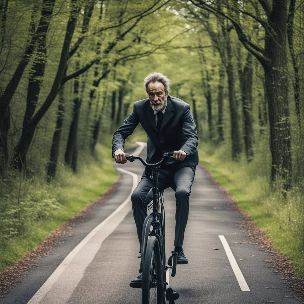 A psychopath on a cycle path