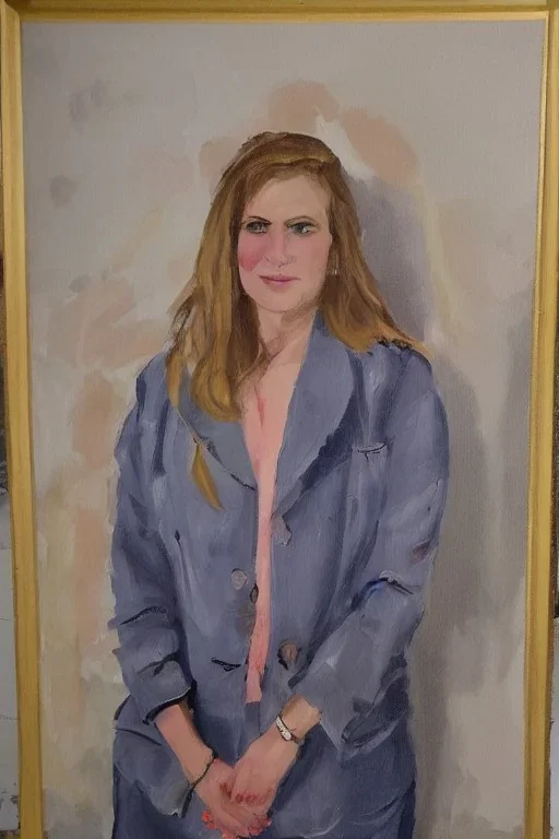 Full body portrait, painting, medium shot lady style of Clueless