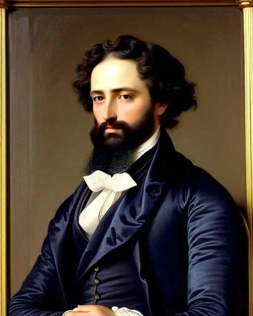 Portrait of an male aristocratic, in Alexandre cabanel style, 8k, HD, cinematography, photorealistic, Cinematic, Color Grading, Ultra-Wide Angle, Depth of Field, hyper-detailed, beautifully color-coded, insane details, intricate details, beautifully color graded, Cinematic, Color Grading, Editorial Photography, Depth of Field, DOF, Tilt Blur, White Balance, 32k, Super-Resolution, Megapixel, ProPhoto RGB, VR, Halfrear Lighting, Backlight, Na