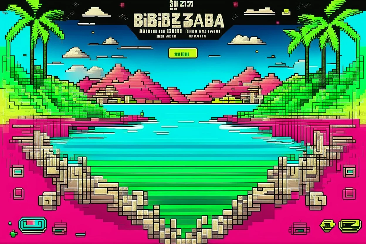 ALBUM COVER - 8BIT IBIZA TECHNO RAVE