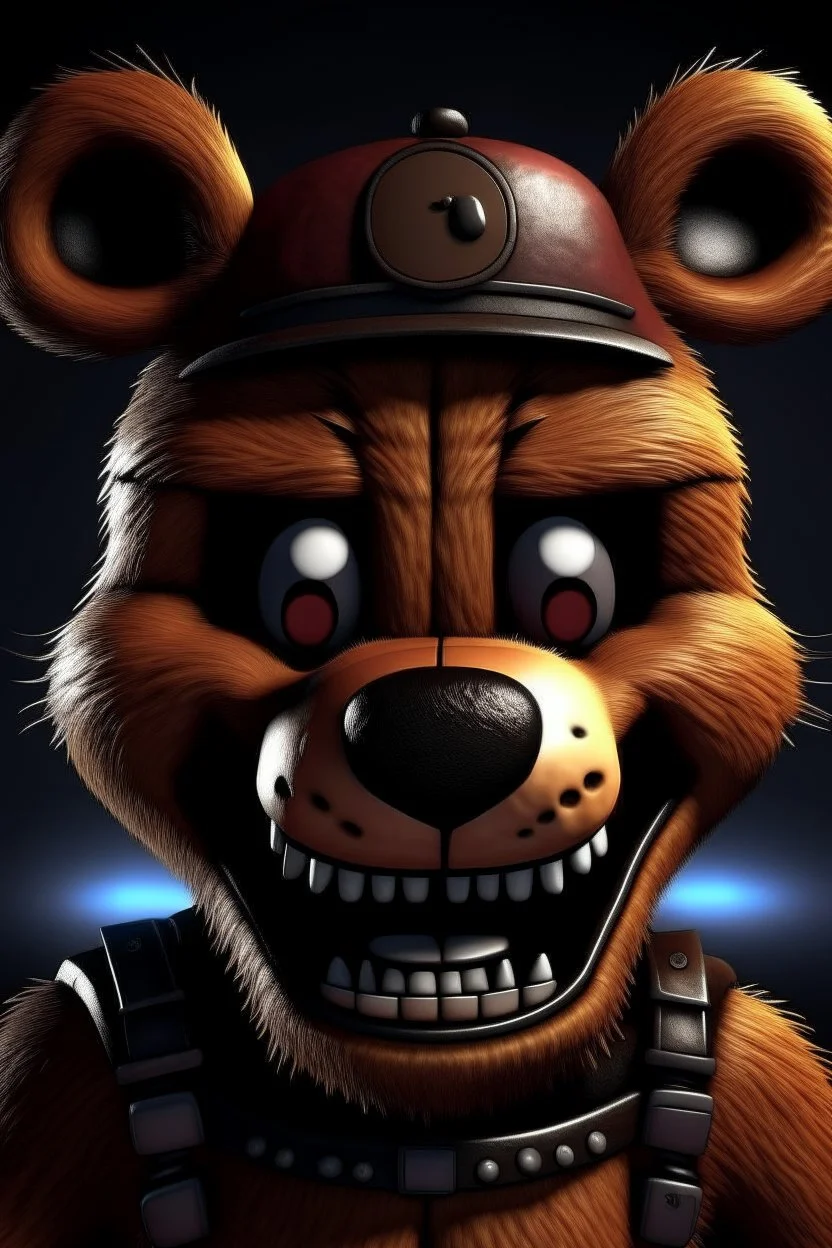 Five nights at freddys, freddy, jumpscare, realistic, fur