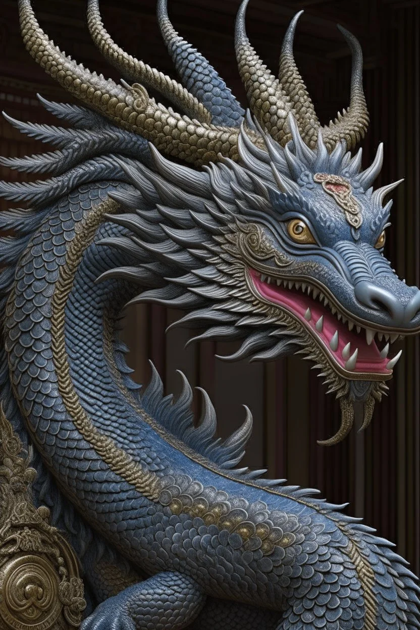 Chinese/Eastern dragon animal , 3d 4k octane render, lifelike, photorealistic, artstation, illustration, smooth, sharp focus, ornate, intricate, complex, highly detailed, digital painting, smooth, art by tom bagshaw, akihiko yosh