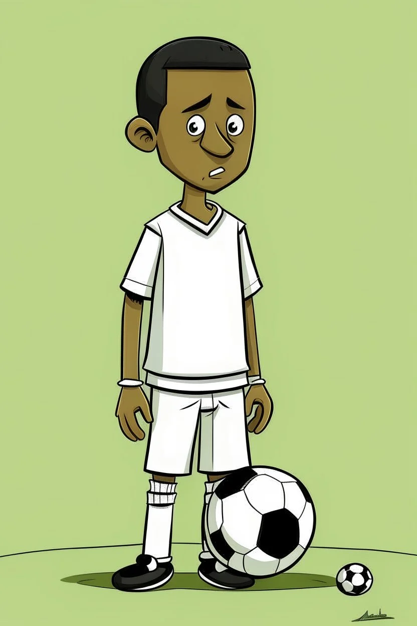 Nicholas Jackson Footballer, cartoon 2d