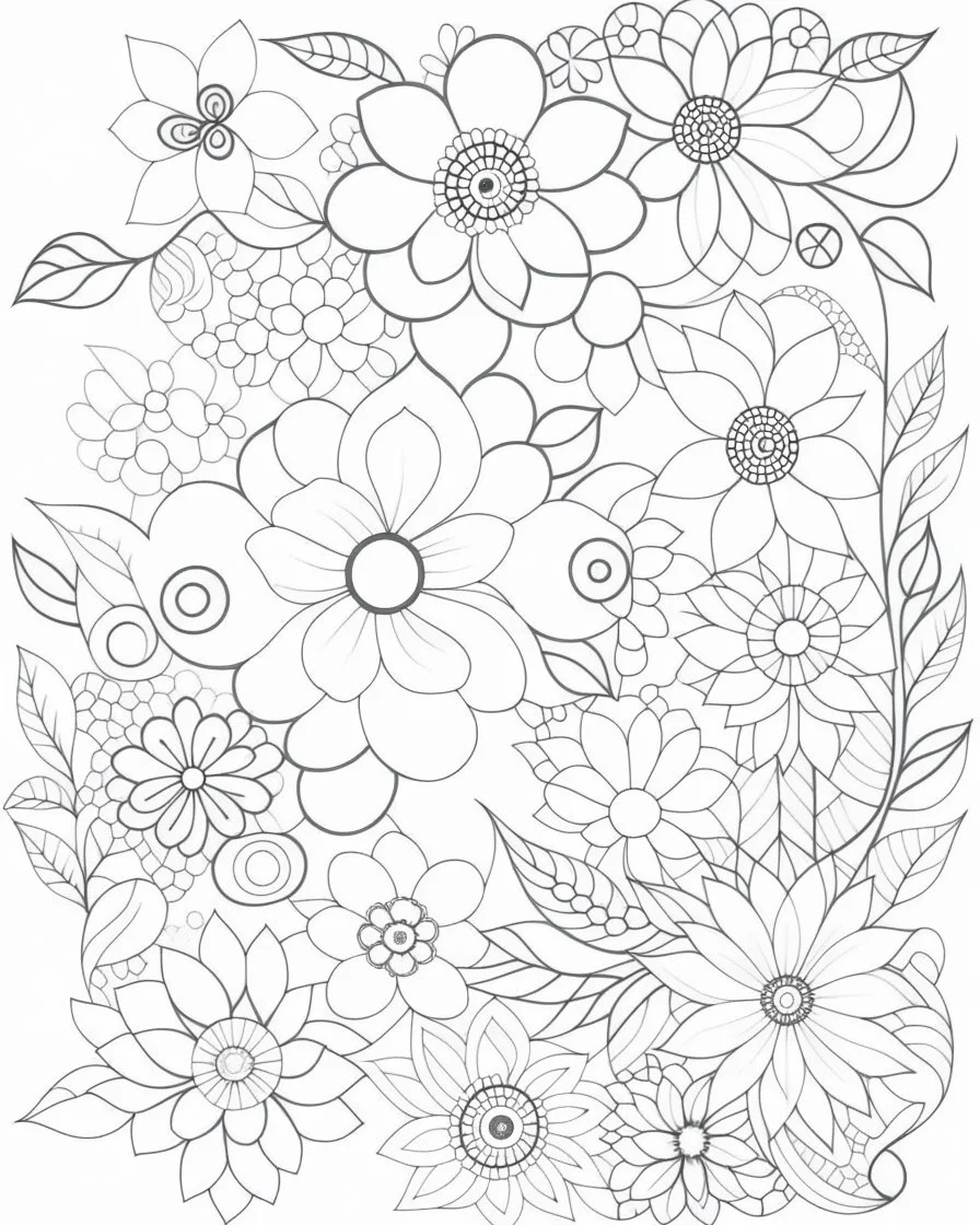 coloring pages: Mindfulness coloring book