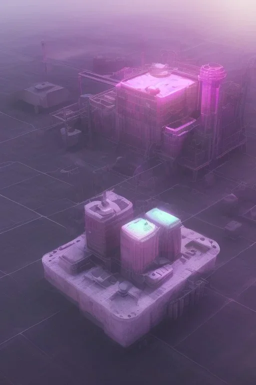 purple cube energy power plant