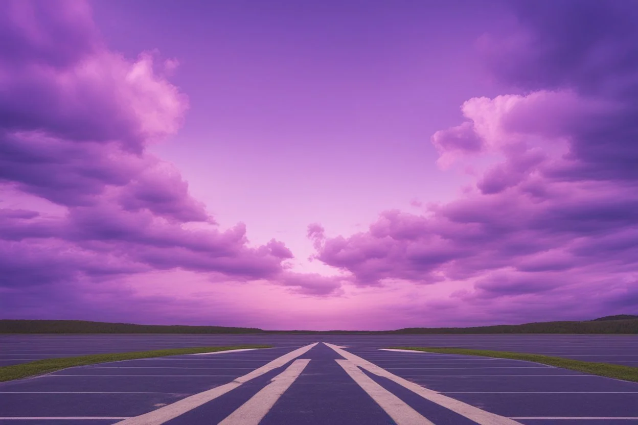 Symmetric Purple SKY WITH CLOUDS BACKGROUND